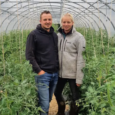 #Légumes et oeufs : le GAEC des mille saveurs : Camille et Pauliene